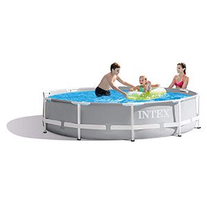 Intex 10 Feet x 30 Inches Prism Frame Above-Ground Swimming Pool