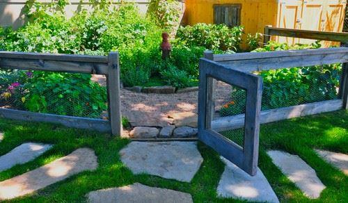 Eclectic Garden Door