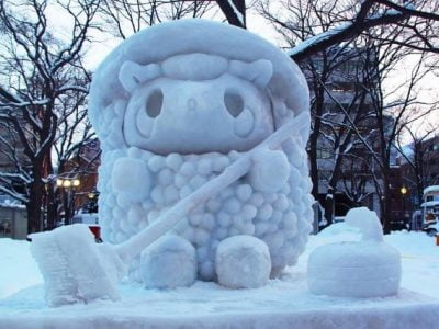 15 Easy to Make Snow Sculptures