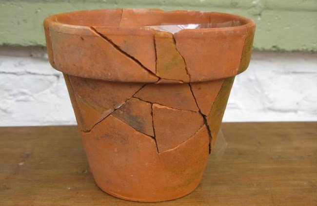 Clay Planters Cracks