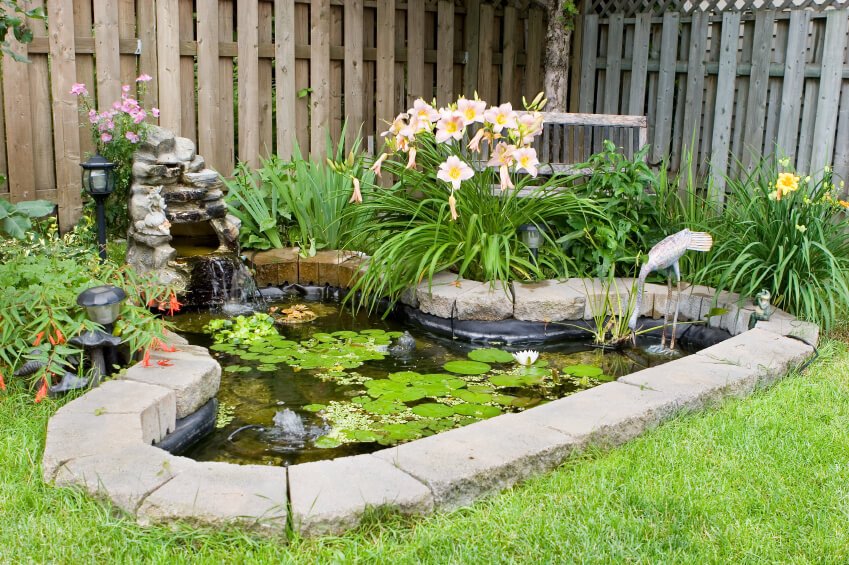 Garden Pond idea For the Corners