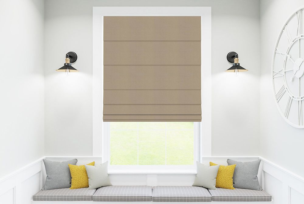 Theta Latte Roman Blind