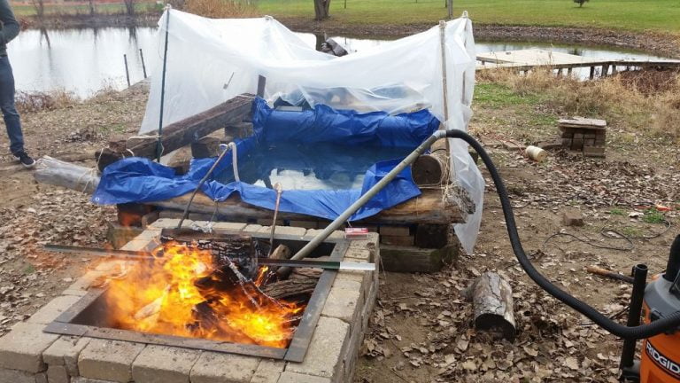 Wood Burning Hot Tub