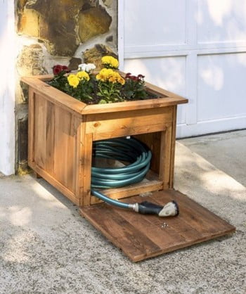 Garden Pipe Cabinet Planter