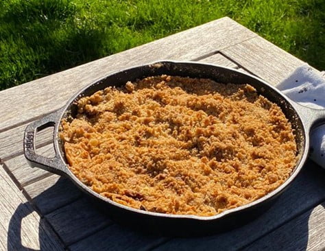 Grilled Apple Crisp