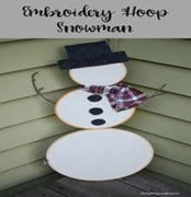 Hoop Snowman