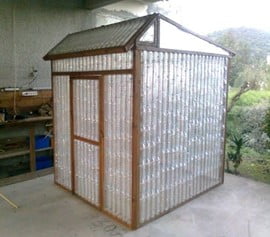 Plastic Bottle Cold Frame