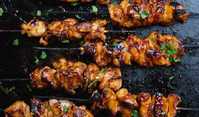 Sambal Chicken Skewers