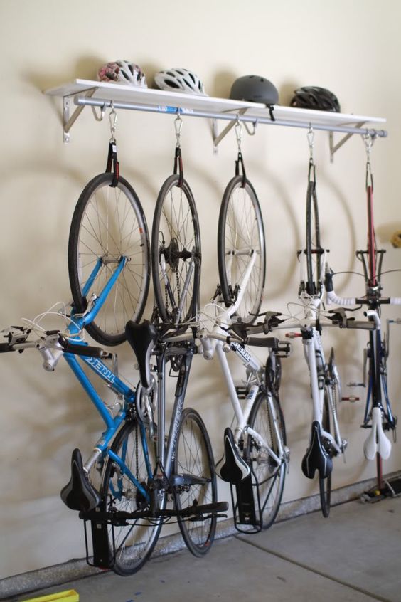 Ceiling Shelves and Track Storage