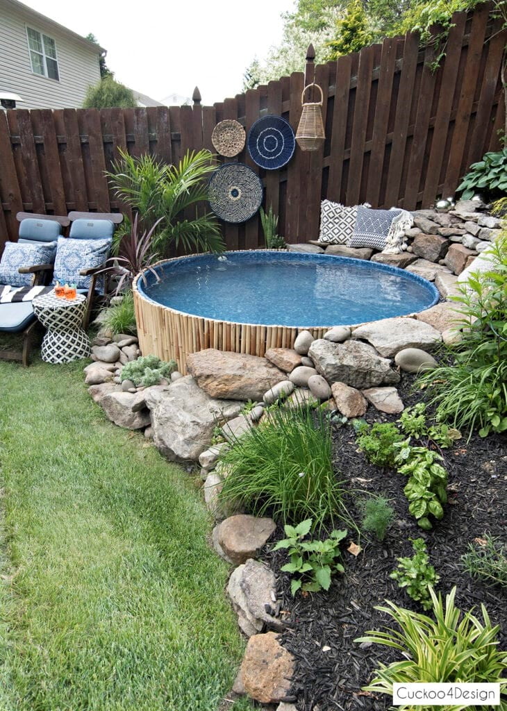 Above Ground Pool for Corner