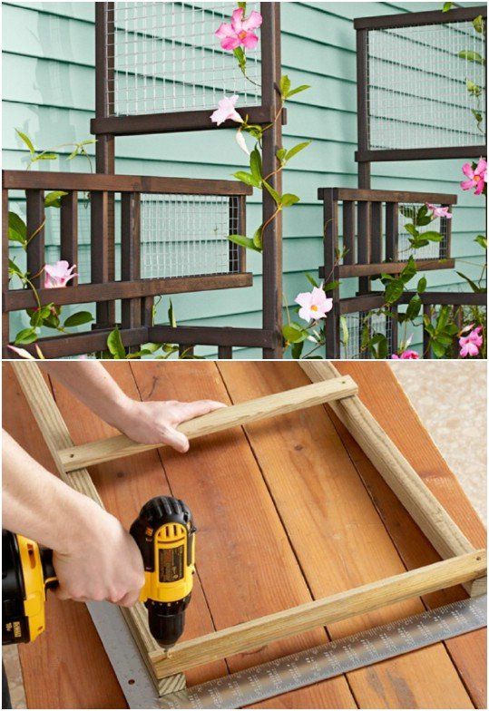 Freestanding Flower Trellis