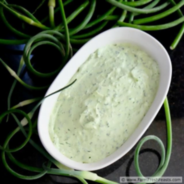 Garlic Scape Herbed Cream Cheese