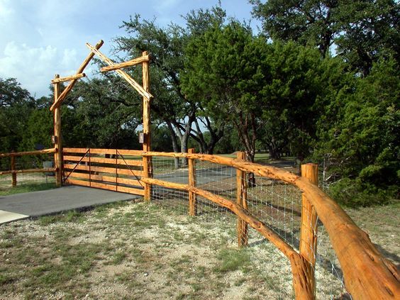 Log Style Fence