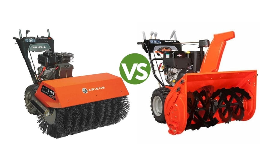 Power Brush Vs Snow Blower