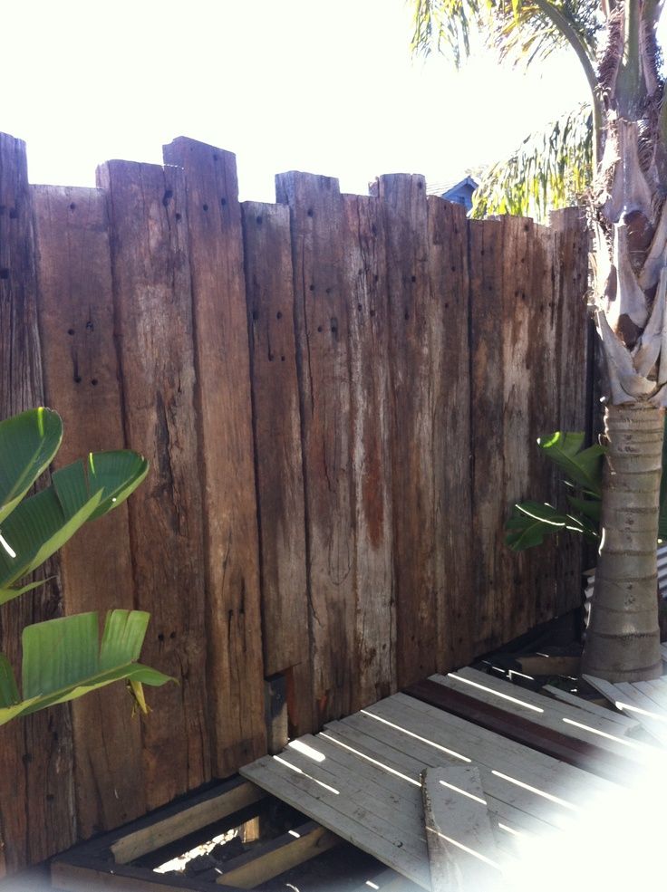 Recycled Timber Fence