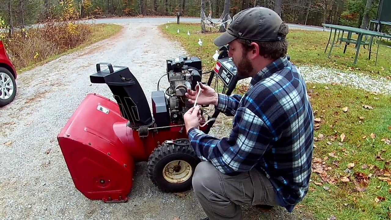 Snowblower technician