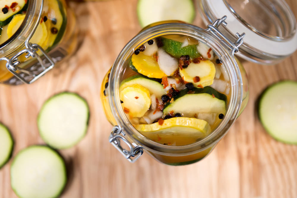 Spicy Squash Pickles