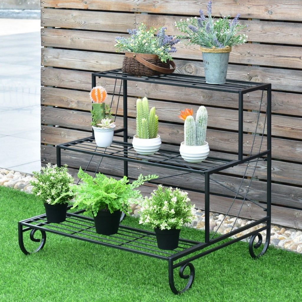 Stepwise Metal Rack Stand