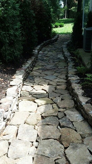 Stone Path Dry Riverbed