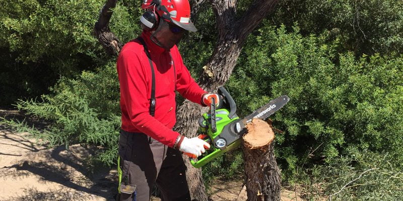 Greenworks 40V Chainsaw Review!