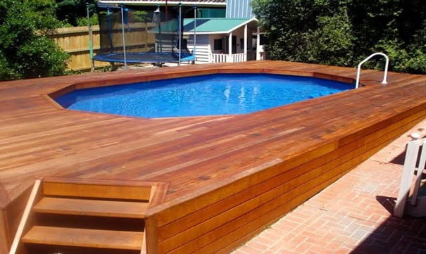 Custom Built Pool Deck