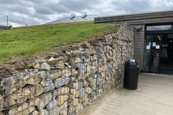 Gabion wall