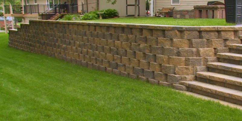 Retaining Wall Front Yard