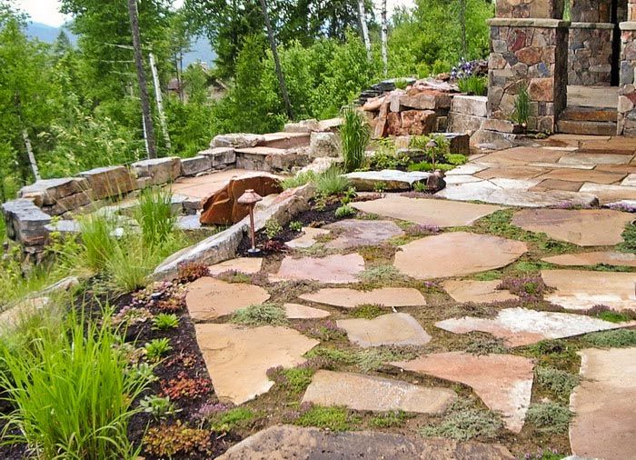 Rustic Flagstone Patio