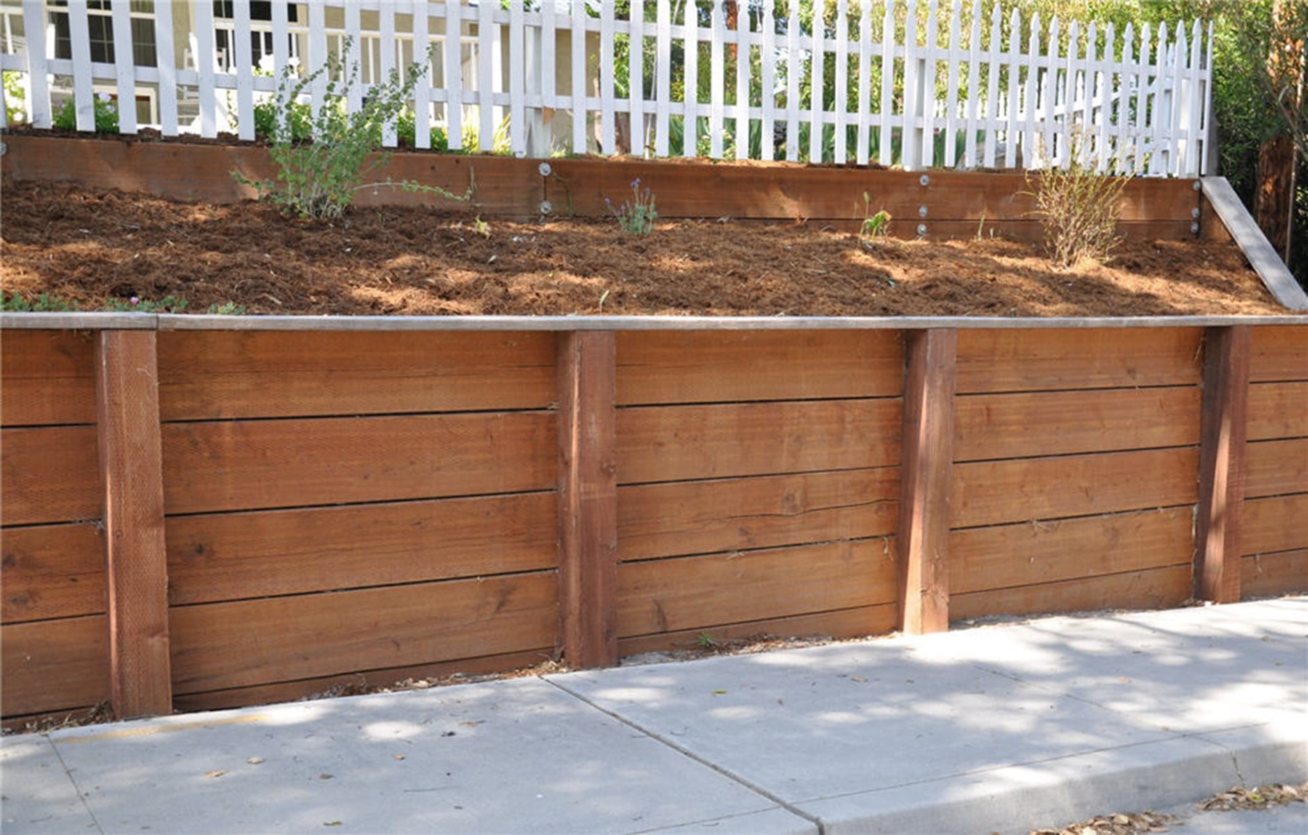 timber retaining walls