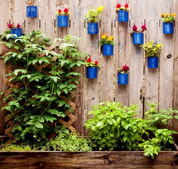 Hanging Flowerpot Fence Planter