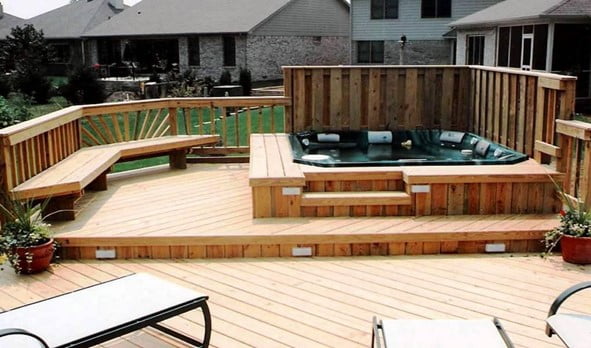 Let us Talk About Hot Tub Decking What You Need to Know