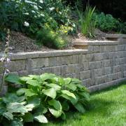 Retaining Wall Backyard