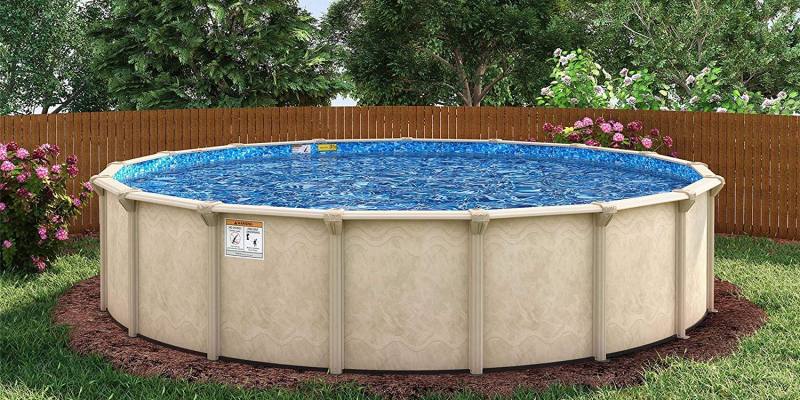 above ground pool fence idea