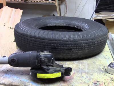 Easy Stepwise Solution to Cut a Steel Belted Tire 