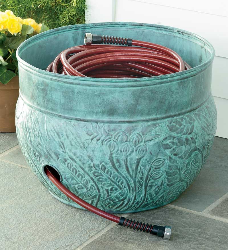 Make A Little Hose Storage Pot