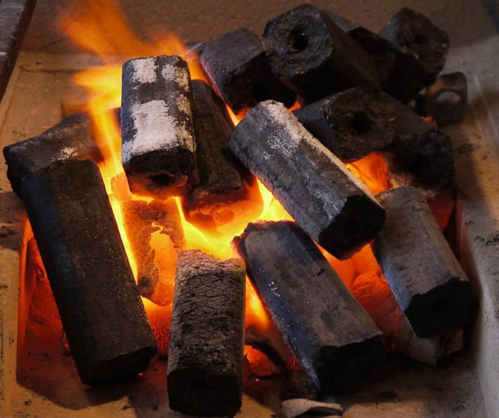 Used Charcoal Briquette