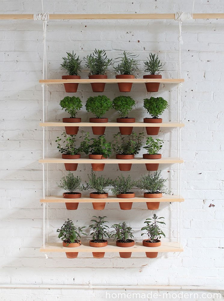 DIY Vertical and Horizontal Hanging Planter