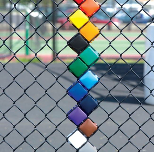 Colorful Chain Link Fencing