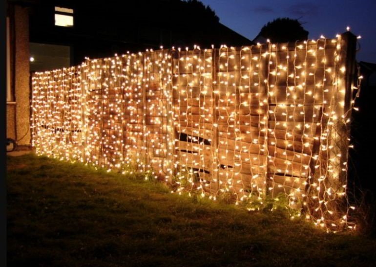 Glowing Chain Link Fencing