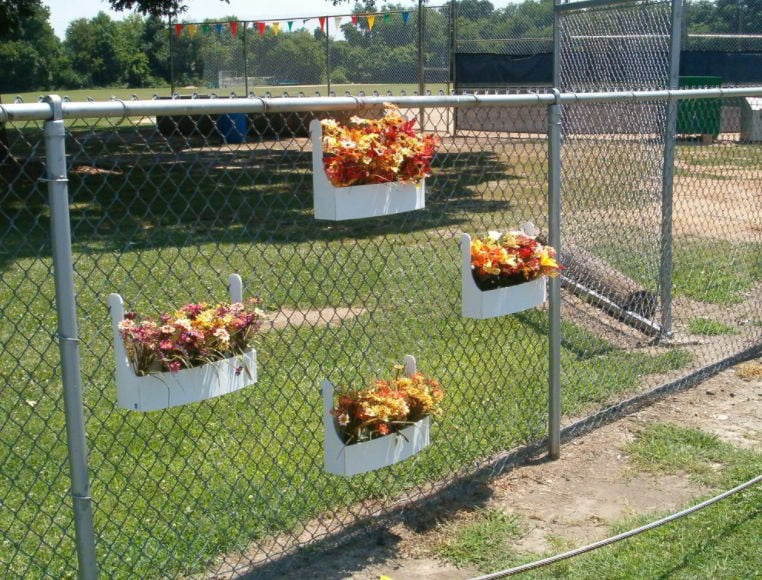 Hanging Plants on Your Chain Link Fencing