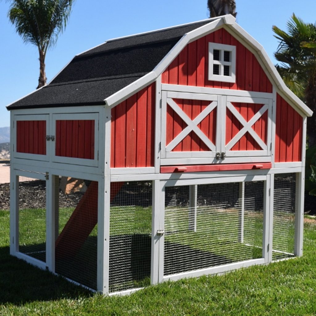 Red Chicken Coop