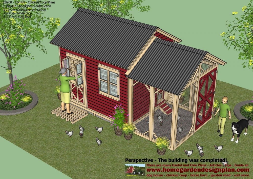 Shed Chicken Coop Plan