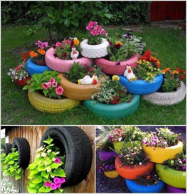 Tire Planters