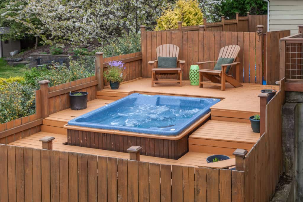 What Type of Wooden Deck Could Support a Hot Tub