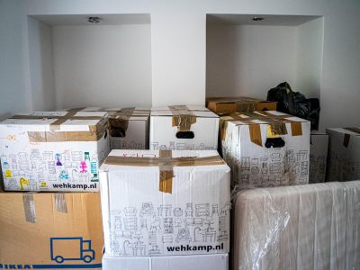 A room full of boxes Description automatically generated with medium confidence