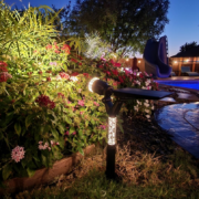 Using XMCOSY Solar Spotlights to Create a Tranquil Outdoor Retreat