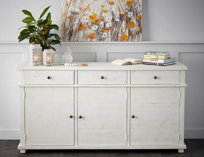 The Whitewashed Sideboard