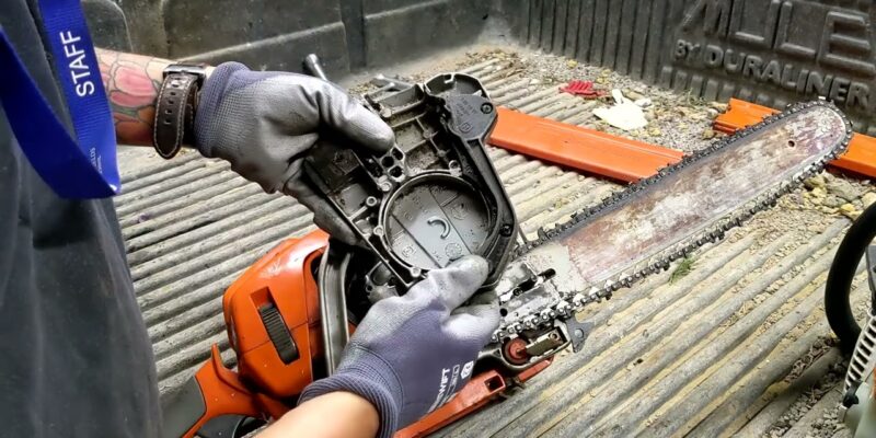 Step-by-step guide on replacing a chainsaw chain