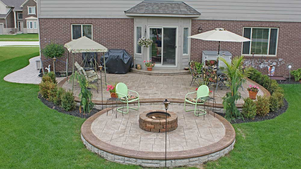 Rounded Shape Patios