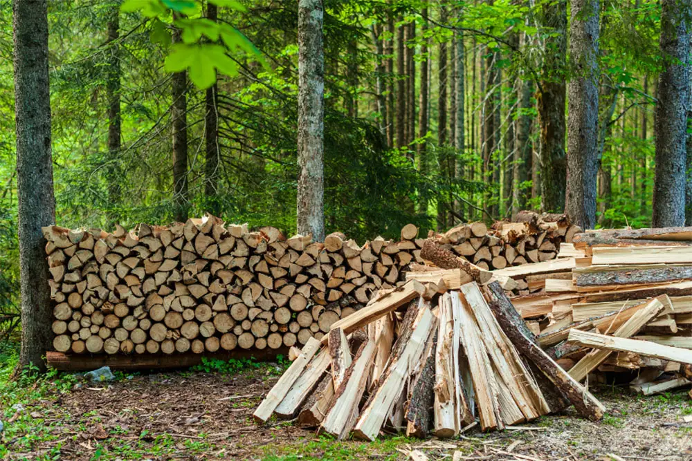 Properly Stacking a Rick of Wood